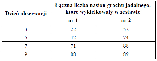 Przykład allelopatii ujemnej.