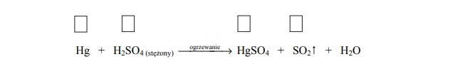 Reakcja rtęci ze stężonym kwasem siarkowym(VI)