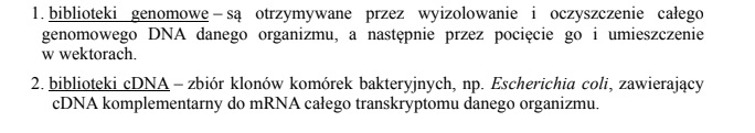 Rola bibliotek genowych w uzyskiwaniu białek z użyciem aparatu translacyjnego bakterii.