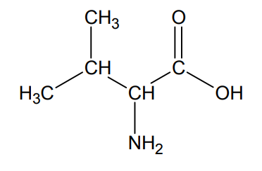 Typ reakcji chemicznej jakiej ulega walina.