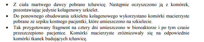 Mechanizm odpowiedzi autoimmunologicznej przy autoprzeszczepie.