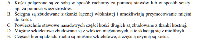 Aparat ruchu. Połączenia kości.