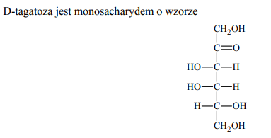 Wybierz jedną parę odczynników, które umożliwią odróżnienie D-glukozy od D-tagatozy.