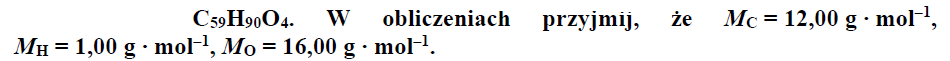 Analiaza elementarna pewnej substancji biologicznej.