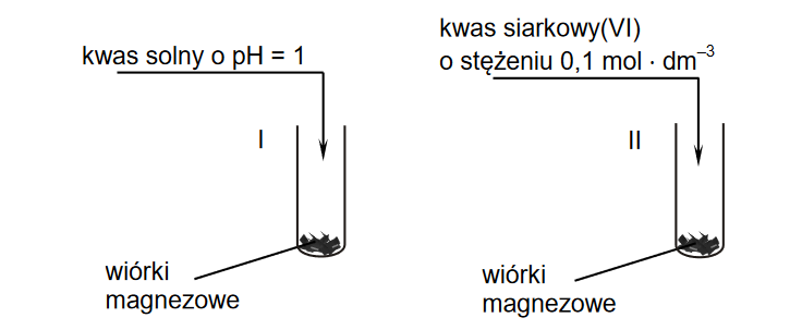 Reakcje magnezu z kwasami