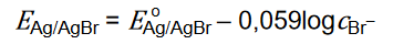 elektroda bromosrebrowa – przykład elektrody halogenosrebrowej