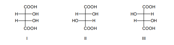 wzory Fischera stereoizomerów kwasu winowego
