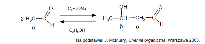 Reakcja aldolowa i jej produkt β-hydroksyaldehyd