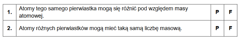 masa atomowa, a liczba masowa