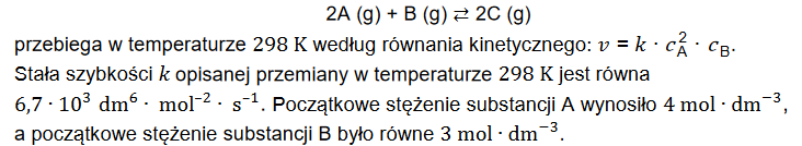 szybkość reakcji chemicznej