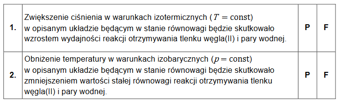 Stężeniowa stała równowagi reakcji