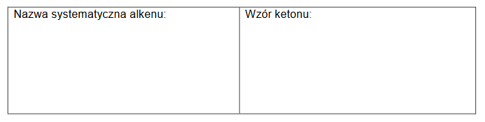 wzory półstrukturalne wybranych węglowodorów